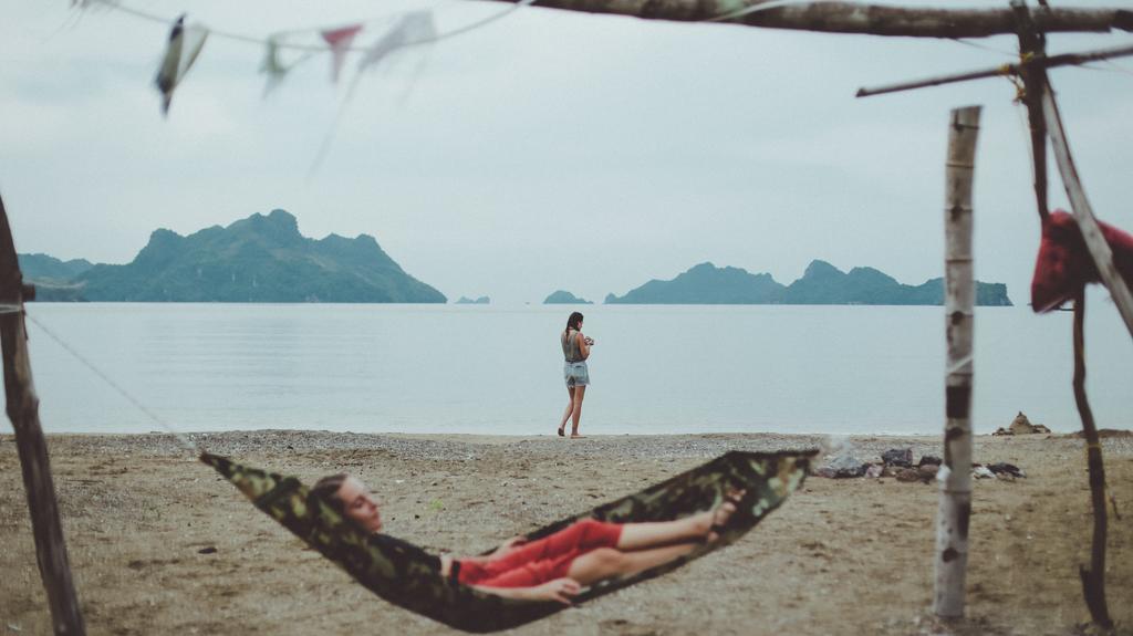 Woodstock Beach Camp Hien Hao Esterno foto