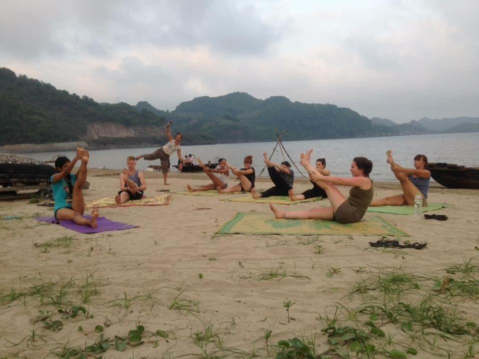 Woodstock Beach Camp Hien Hao Esterno foto
